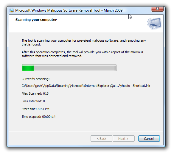 How to use microsoft malicious removal tool download